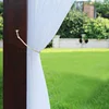 1 PCS Modern Waterproof Translucent Mesh Curtains Door Curtains UV Perforated Curtains Home Office Window Decoration 5