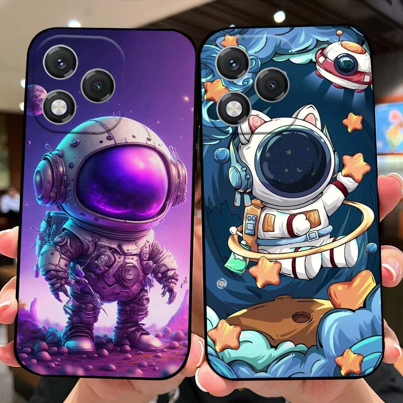 Cartoon Print Silicone TPU Soft Phone Case - Durable Back Cover Protector Shell