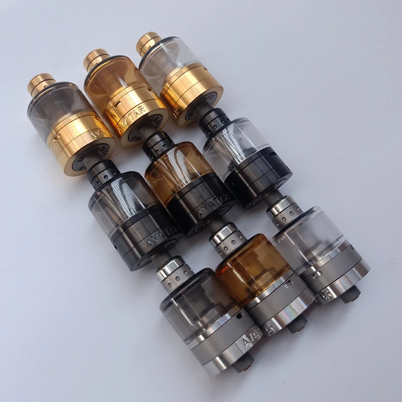 

Avatar RTA AMG-Amber RTA Rebuildable E-cigarette Tank 316 SS 22mm 3.4/5ml MTL Atomizer Vs Doggystyle Bastard RTA