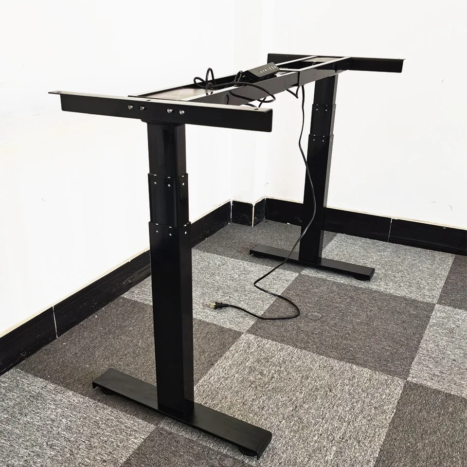 FLEXISPOT EC4 Plus Escritorio Elevable Eléctrico De 3 Columnas 2 Motores, Marco De Escritorio