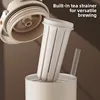 Large Capaci Cerc Insulated Water Bottle St Car Cup Men Women Students Tea Brewing Portable Beverage Container 4