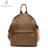 SC Luxury Quality Genuine Cow Leather Women Backpack Retro Casual Solid Color Shoulder Bags Satchel Simple Daily Travel Day Pack 1