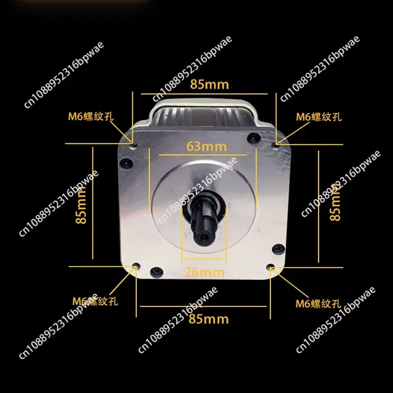 Speed regulating motor motor AC 220V reduction brushless energy saving high power woodworking belt sander
