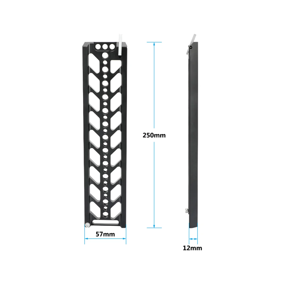 

10 Inch Dovetail Plate and QR Baseplate with Double 15Mm Rod Adapter Amp, ARRI Rosette Connections for DSLR Camera