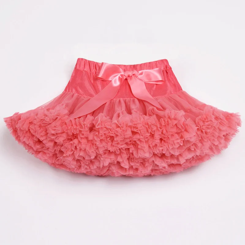 Mädchen Petti Tutu Rock Elfenbein Farbe Flauschigen Tutu Kinder Kleidung Tanz Geburtstag Kostüm Party Tragen Kinder Ballett Rock – Detail 8