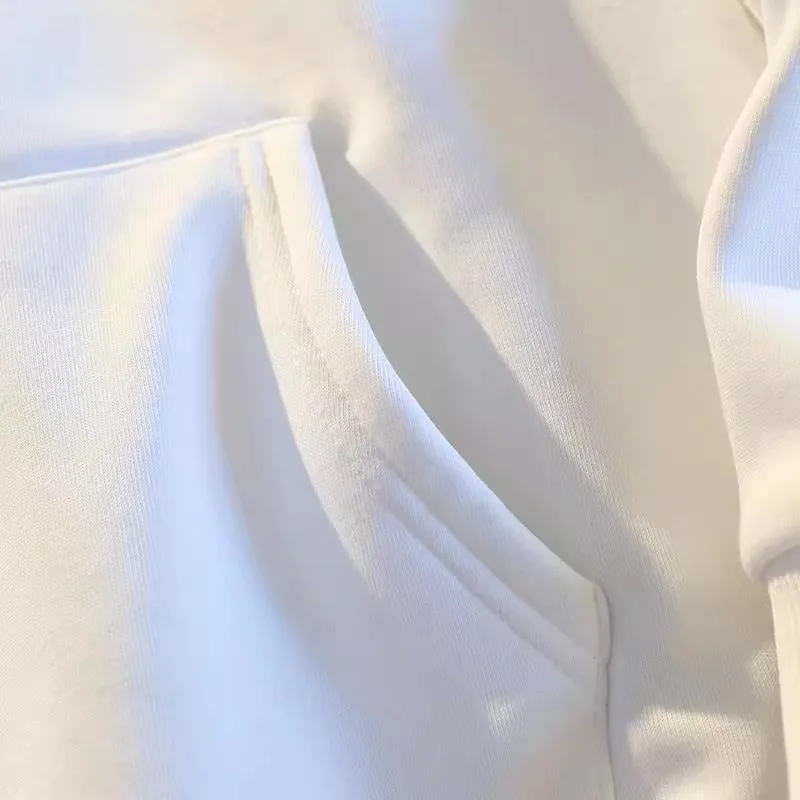 Oversize Casual Hoodie - Unisex Cotton Fleece Pullover With Full Sleeve, Loose Fit