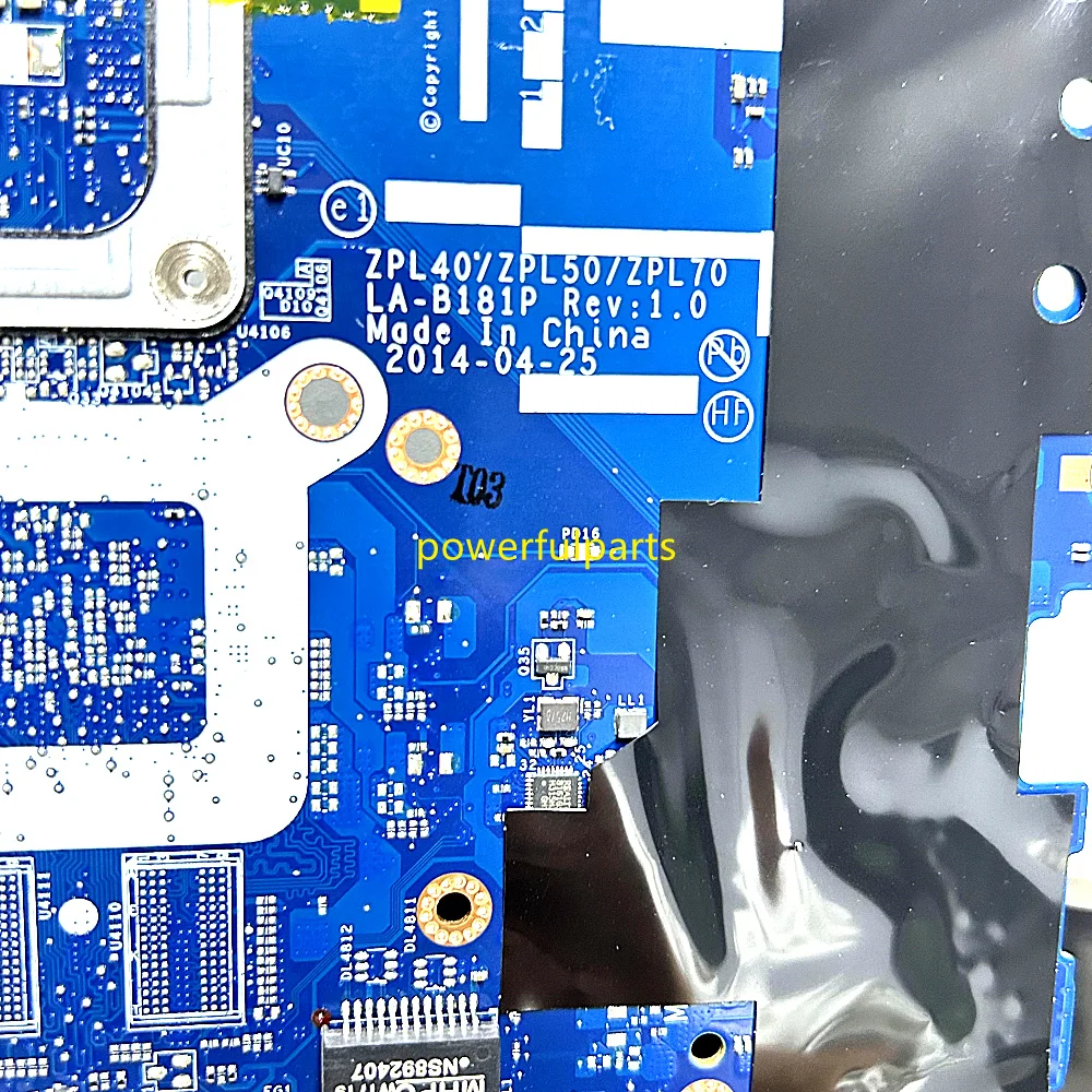 para hp Probook 440 450 g2 Placa-mãe La-b181p 3805u i3 i5 i7 Suporte Edp Tela 799549601 799560-601 768146-601 768148-601 - Imagem 2
