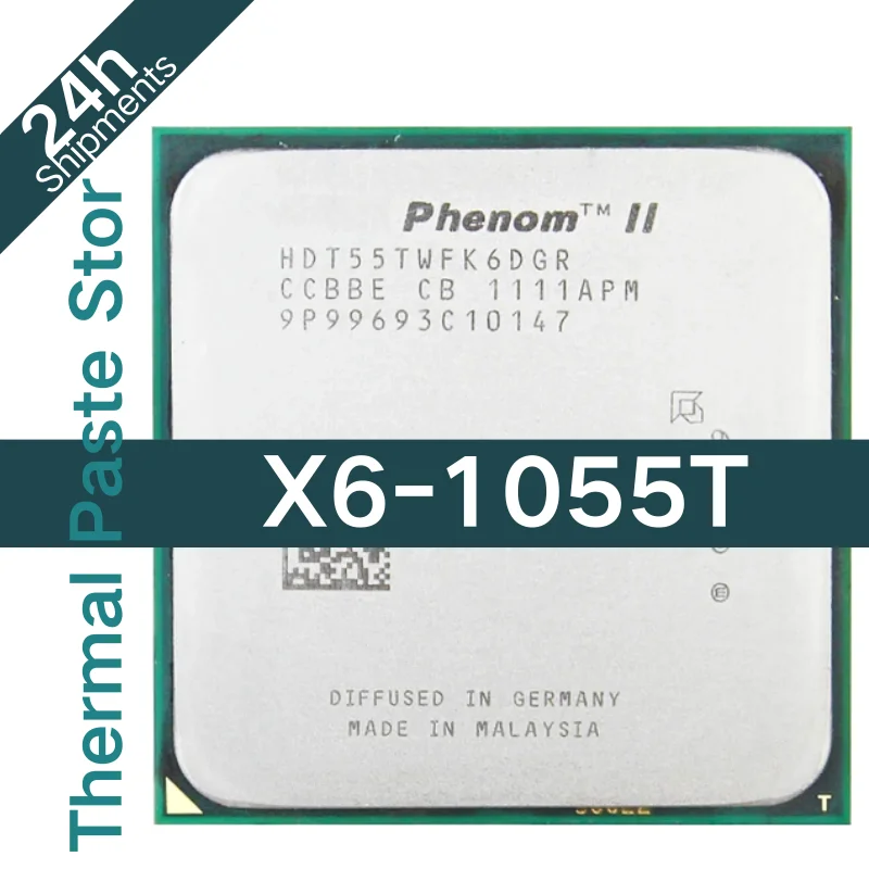 

Шестиядерный Процессор Phenom X6 1055T X6-1055T 2,8 ГГц, 125 Вт, разъем AM3