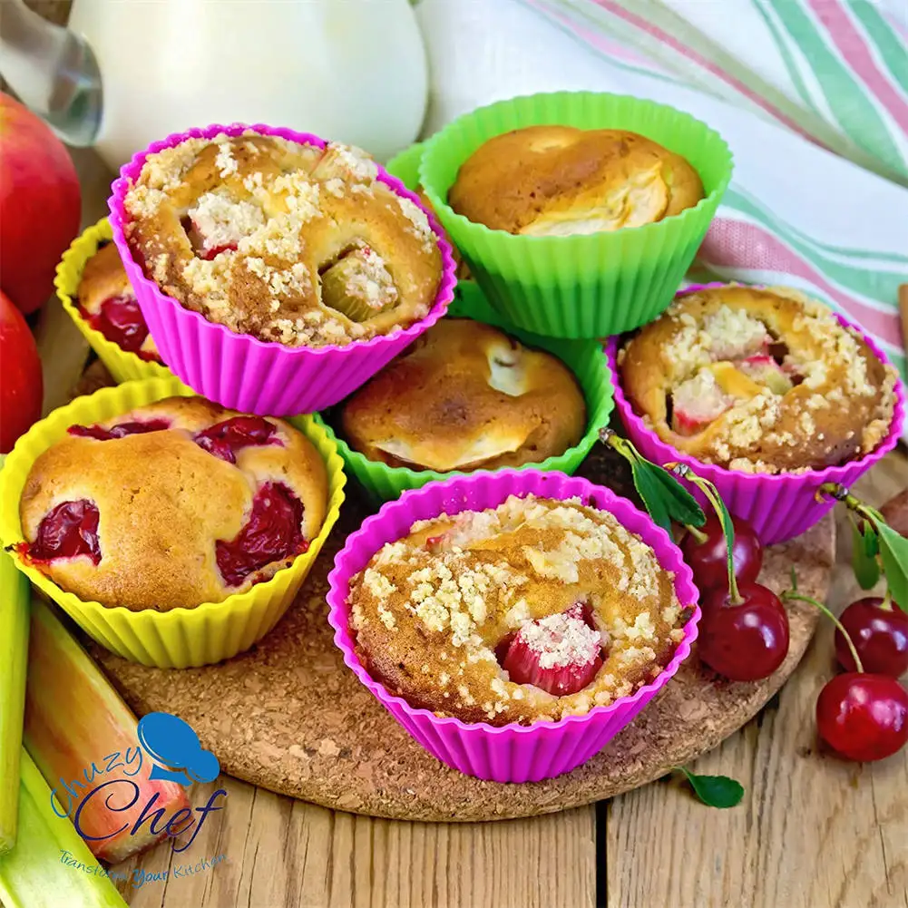 12pcs/Set Round Silicone Cake Molds, Muffin and Cupcake Baking Molds for DIY Baking, Ki... - SKU RSCM1741 - UGI Packaging