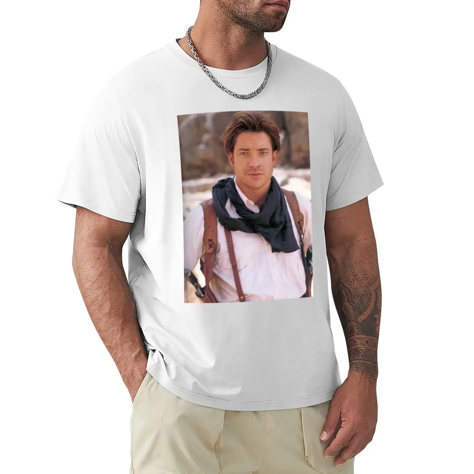 

Brendan Fraser T-Shirt new edition cute tops sublime Short sleeve tee men