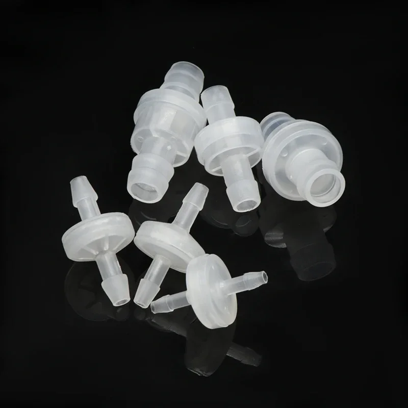One Way Valve Plastic Pagoda Inline Fluids Check Valve For Fuel Gas Liquid Ozone-Resistant Water Stop 3 4 6 8 10 12mm 1pcs