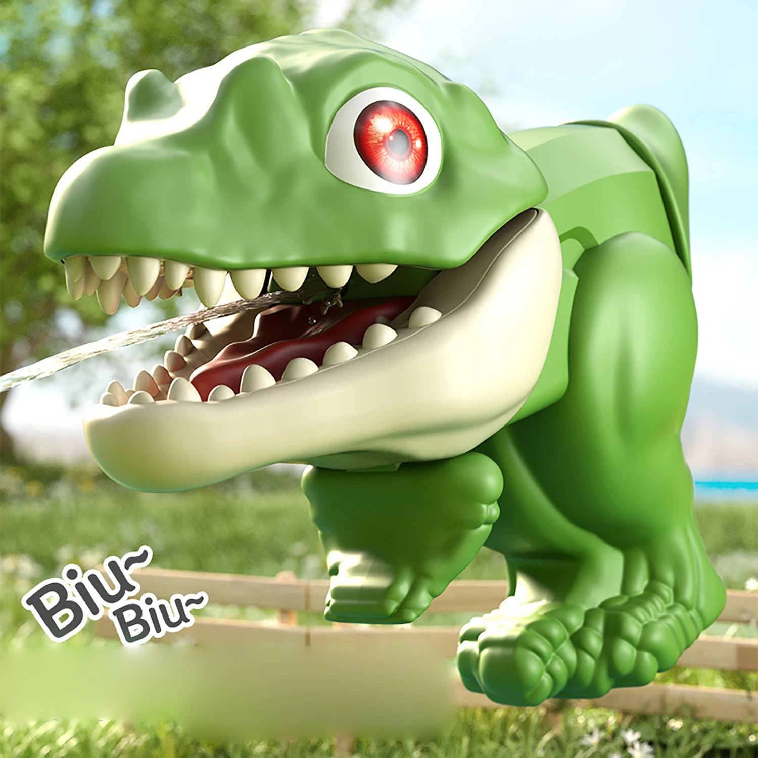 Children's Dinosaur Water Gun Manual Continuous Play Water Toy Summer Outdoor Water Battle Indoor Bathroom 6