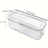 Cosmetics Storage Box with Transparent Plastic Lid, No Need for Power Supply, Dust-proof Storage Brush, Sponge, Lipstick 4
