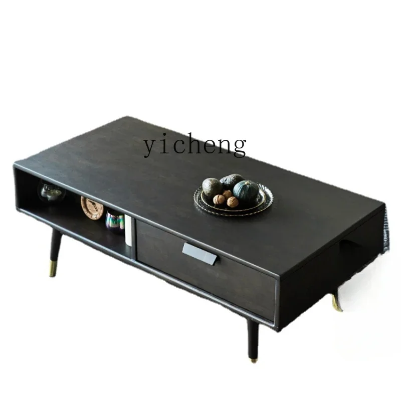 

XL Solid Wood Coffee Table Simple TV Cabinet Combination Tea Table Small Tea Table