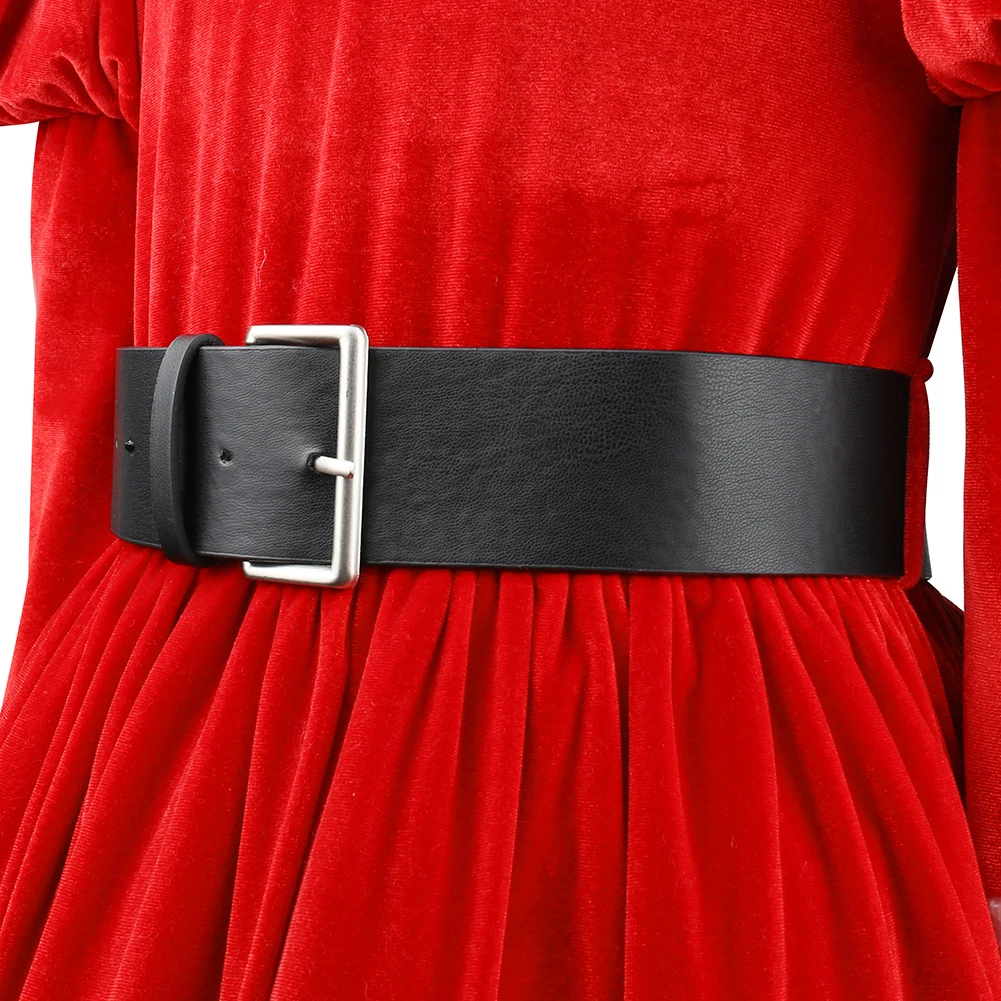 4 stücke Jungen Mädchen Weihnachten Santa Claus Kleidung Für Kind Cosplay Kostüm Samt Rot Weihnachten Weihnachten Party Dress Up Neue Jahr geschenk – Detail 9