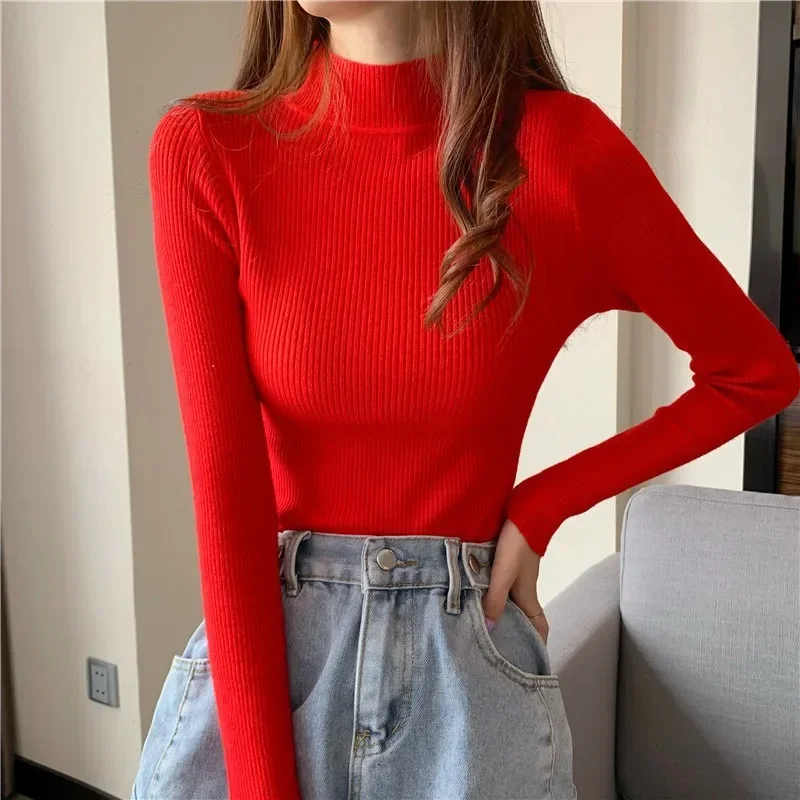 ตัวเลือกสินค้า เสื้อสเวตเตอร์ผ้าถักนุ่ม ใส่สบาย ฤดูหนาว