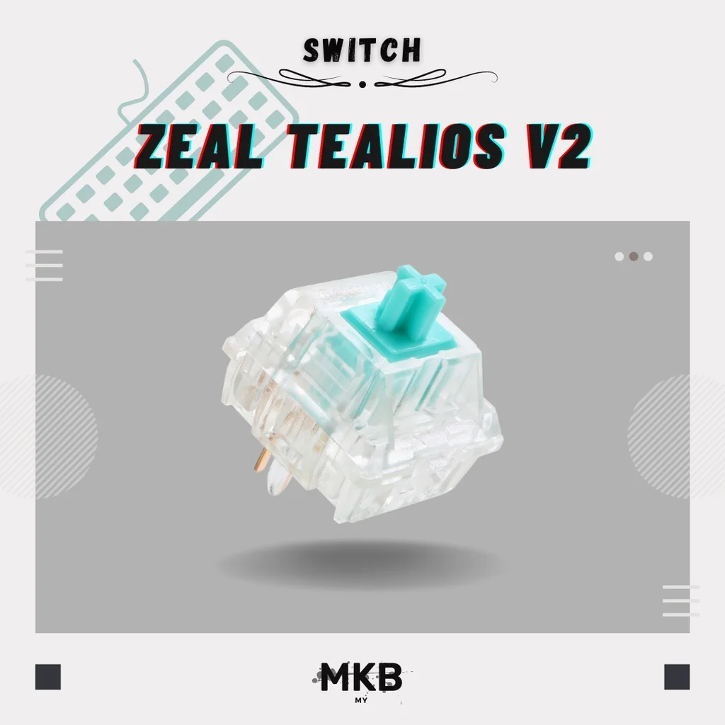 [В наличии] переключатели Zealpc Gateron Tealios Tealio v2 для механических или игровых клавиатур-линейные