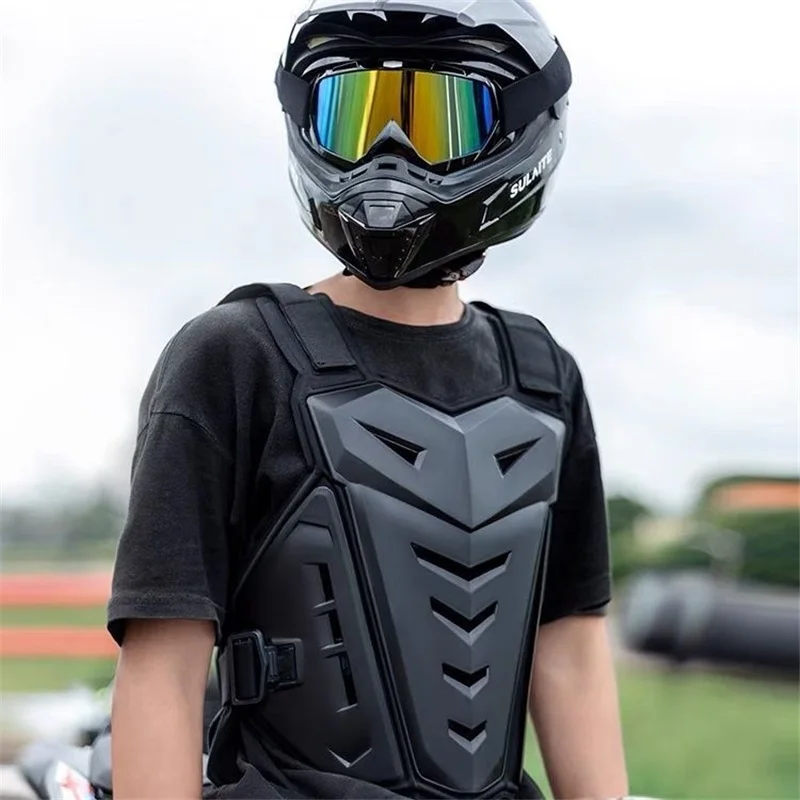 1Pcs chest armor motorcycle armor body protective vest, off-road motorcycle riding off-road race bicycle skiing off-r
