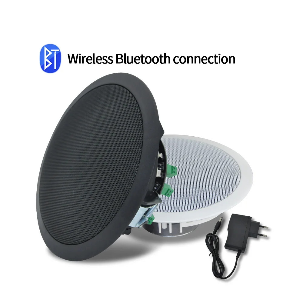 HiFi Quality Wired Ceiling BT Speaker High Volume Embedded Stereo Celling Speaker No Need Amplifier Wireless Bluetooth