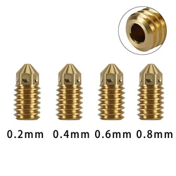 Enhanced Hotend Kit with Replaceable Nozzles (0.2-0.8mm) (4 Pcs 1 Set Nozzle A)