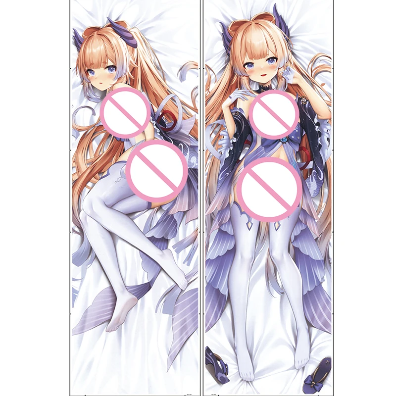 

2WAY Sangonomiya Kokomi Dakimakura Pillows Genshin Impact Hugging Body Pillowcase Double-Sided Printed Pillow Cover Case Otaku
