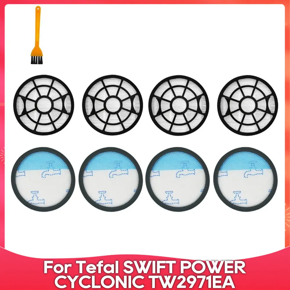 Substituição da Peça Sobresselente Acessórios do Filtro Compatível para Tefal Swift Power Cyclonic Tw2971ea