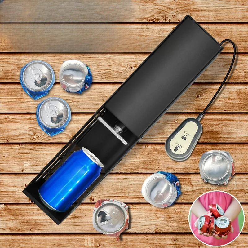 Electric Can Press Can And Plastic Water Bottle Compressor Can Crusher Recycling Compressor 6