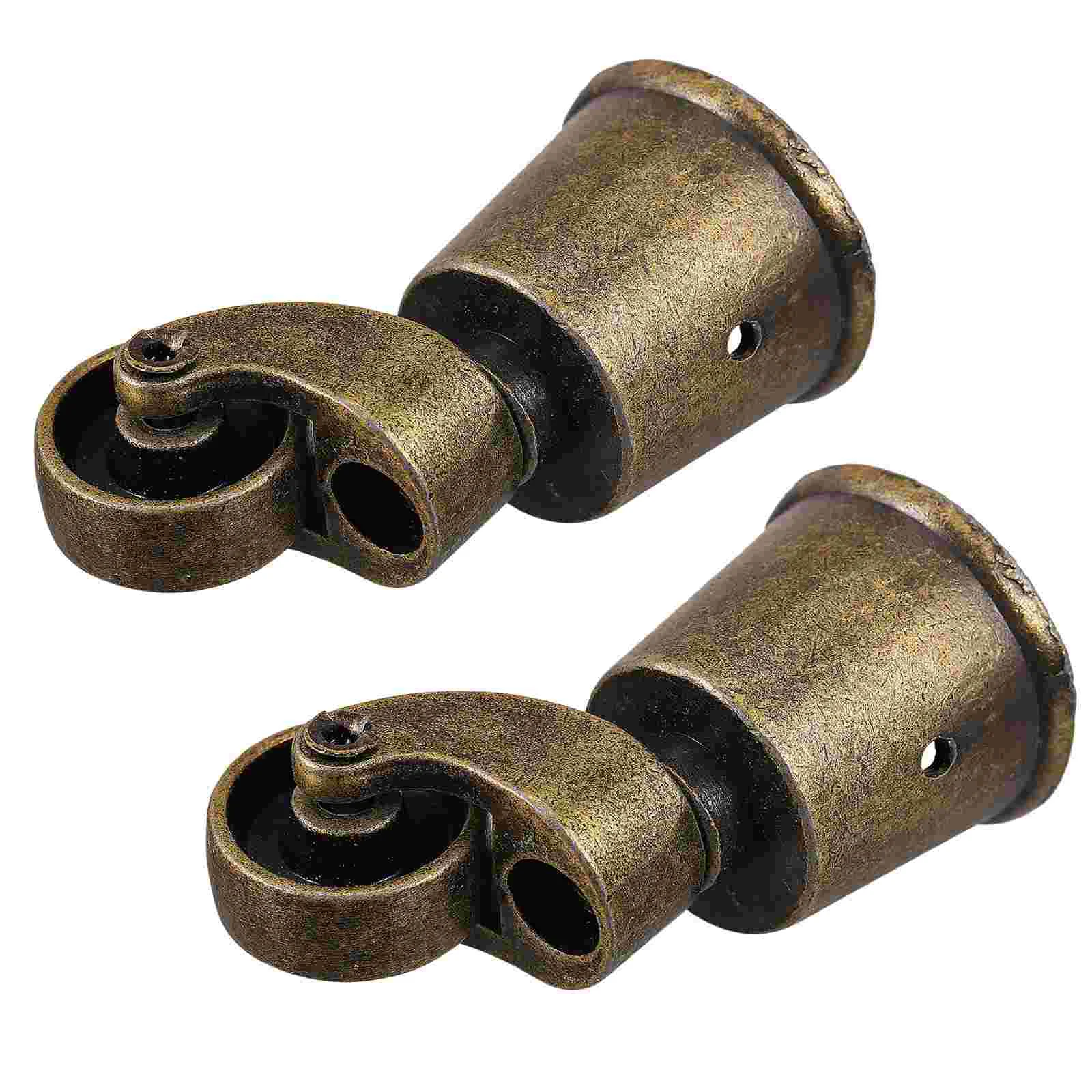 2 Pcs Sofa Caster Heavy Duty Pulley Furniture Pulleys Universal Wheel Rollers Zinc Alloy Wheels
