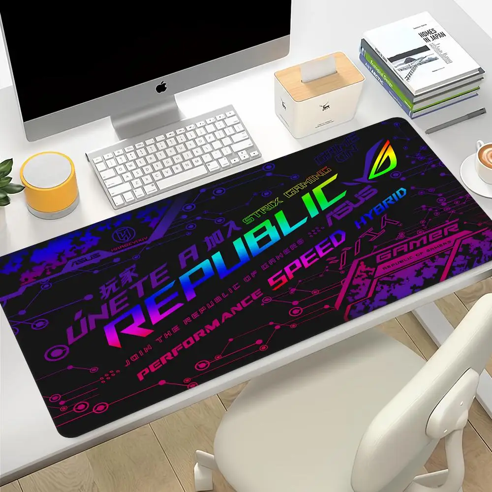 R_republic of G_gamers Mouse Pad 900x400 Rubber Mouse Pad Office Keyboard 3mm Mauspad Super Big Teclado Large Desk Mat