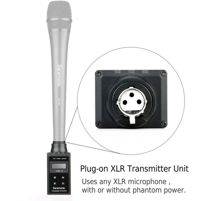 Saramonic・UwMic15B Saramonic UwMic15B Camera-Mount Wireless Plug- UWMIC15B B&H