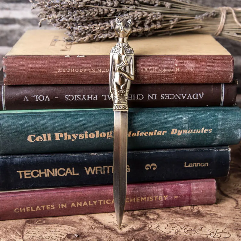 Metal Retro Utility Knife Stainless Steel Portable Paper Cutter Letter Envelope Opener Office School Cutting Supplies utility knife paper cutter mail opener unboxing knife pocket folding knife craft cutting knife