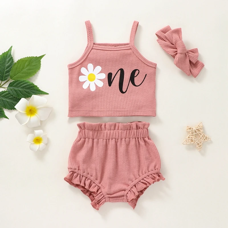 Toddler Newborn Baby Girls Summer Clothes Sets Checkerboard Floral Print  Sleeveless Bodysuits Ruffles Shorts Soft Casual Outfits - AliExpress