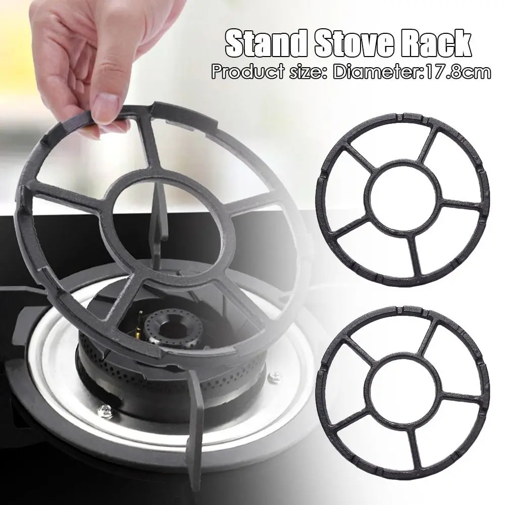 

for Gas Hob Cooktop Range for Kitchen Wok Milk Pot Holders Stove Trivets Pan Holder Cast Iron