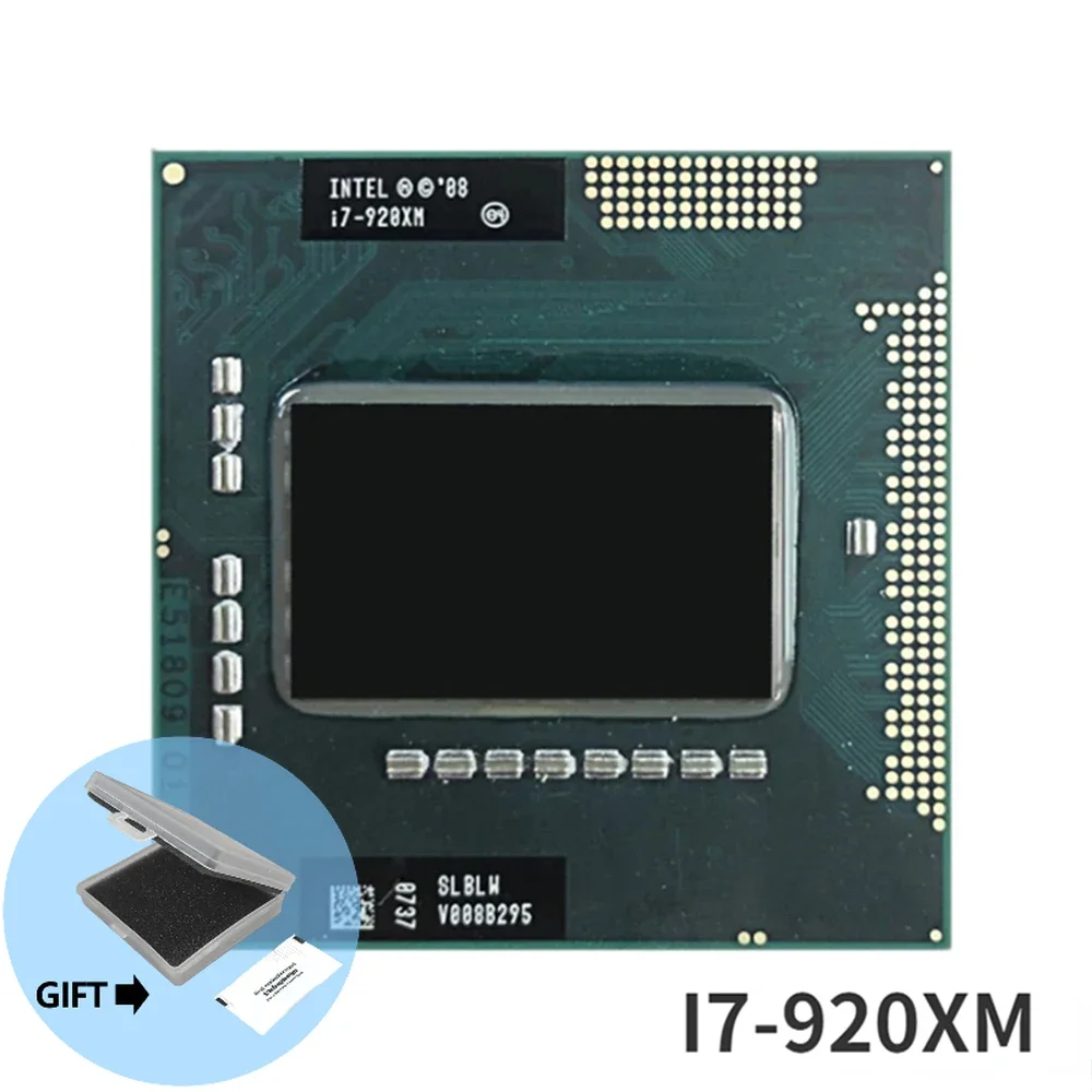 

Intel Core i7-920XM i7 920XM 2.0 GHz Quad-Core Eight-Thread CPU Processor 8M 55W Socket G1 / rPGA988A