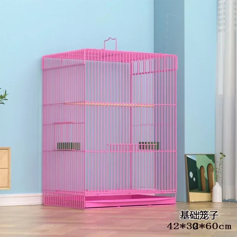 Quail Black Bird Cage Canary Perches Animal Parrot Cat Breeding Box Bird Cage Chinchilla Gabbia Per Uccelli Decoration
