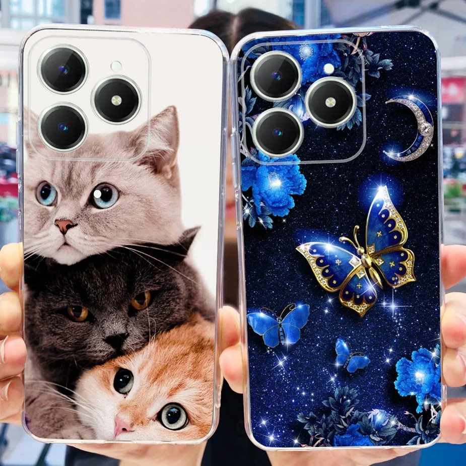 Cute Painted Soft Silicone Phone Case - Protective Bumper Cover