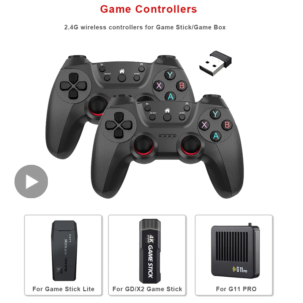 Wireless Gamepad Gaming Control Video Game Pad Controller For Mobile Android Cell Phone PC TV Box Joystick Gamer Cellphone Mando