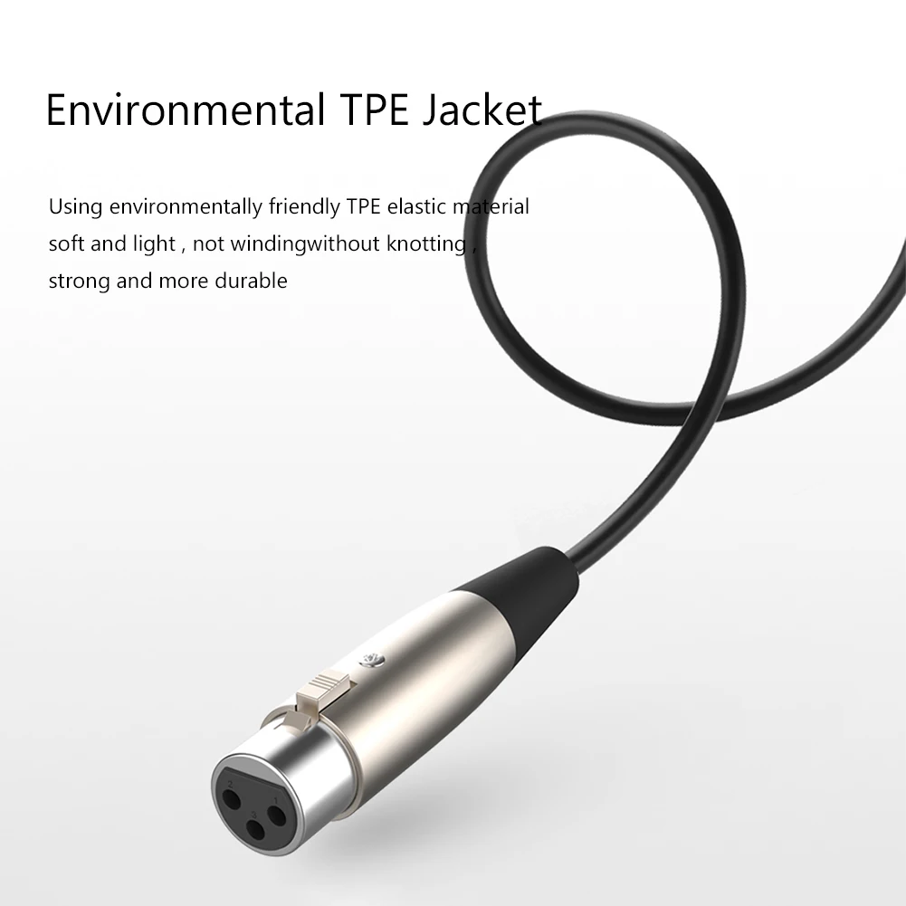 -  ̺   ̺  ڵ, ͼ ũ PC, 3.5mm -XLR ̺, 1.5m