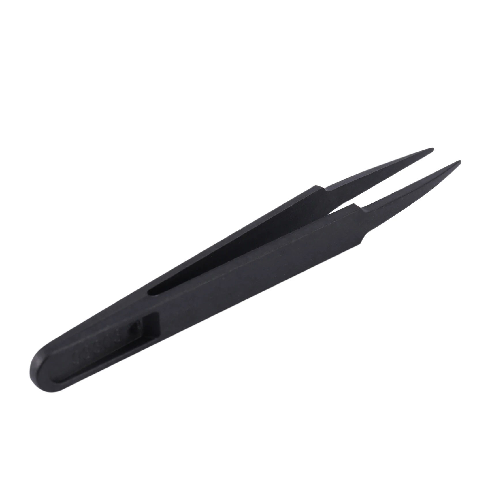 Plastic Tweezers, 3 Pcs Black Plastic Anti-static Tweezers