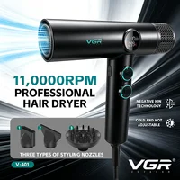 VGR seche cheveux sèche cheveux seche cheveux professionnel Sèche-cheveux Professionnel Réglage chaud et froid 110000 tr/min Machine à sécher les cheveux Puissant Salon de coiffure pour usage domestique V-401 1