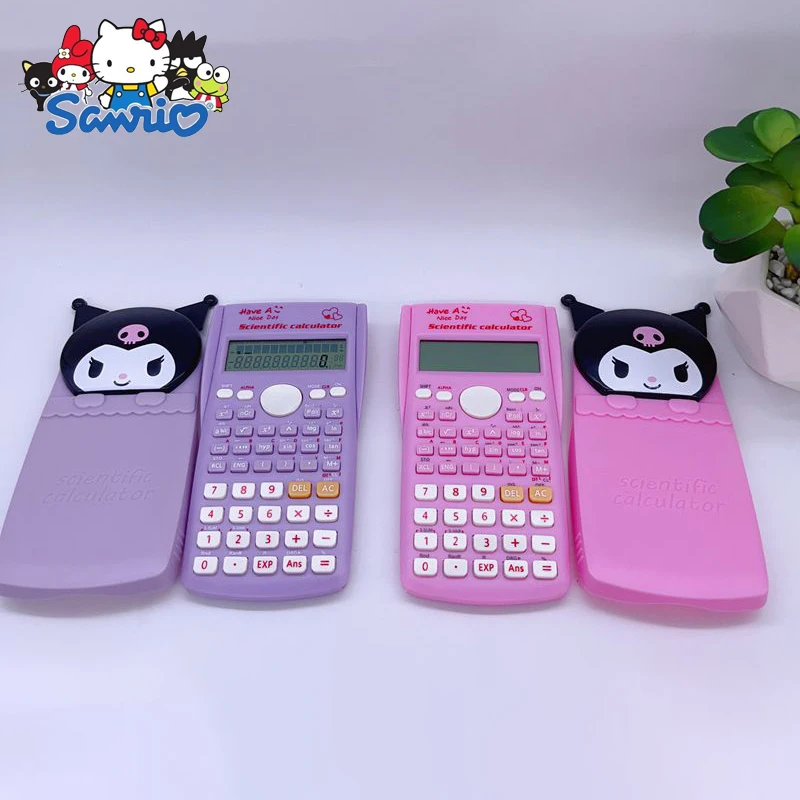 

Новый милый мультяшный калькулятор Kuromi с солнечной батареей, милый портативный калькулятор Kuromi Kitty, Необычные канцелярские принадлежности, оригинальные детские подарки