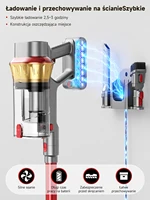 Aspirateur sans fil Tdyon 750W, aspiration ultra puissante de 85000Pa, charge rapide en 3 heures, grand réservoir à poussière de 2,8L, batterie amovible, autonomie jusqu'à 80 minutes, aspirateur à main 2-en-1 pour le nettoyage des tapis, de la maison et de l'intérieur de la voiture. 8