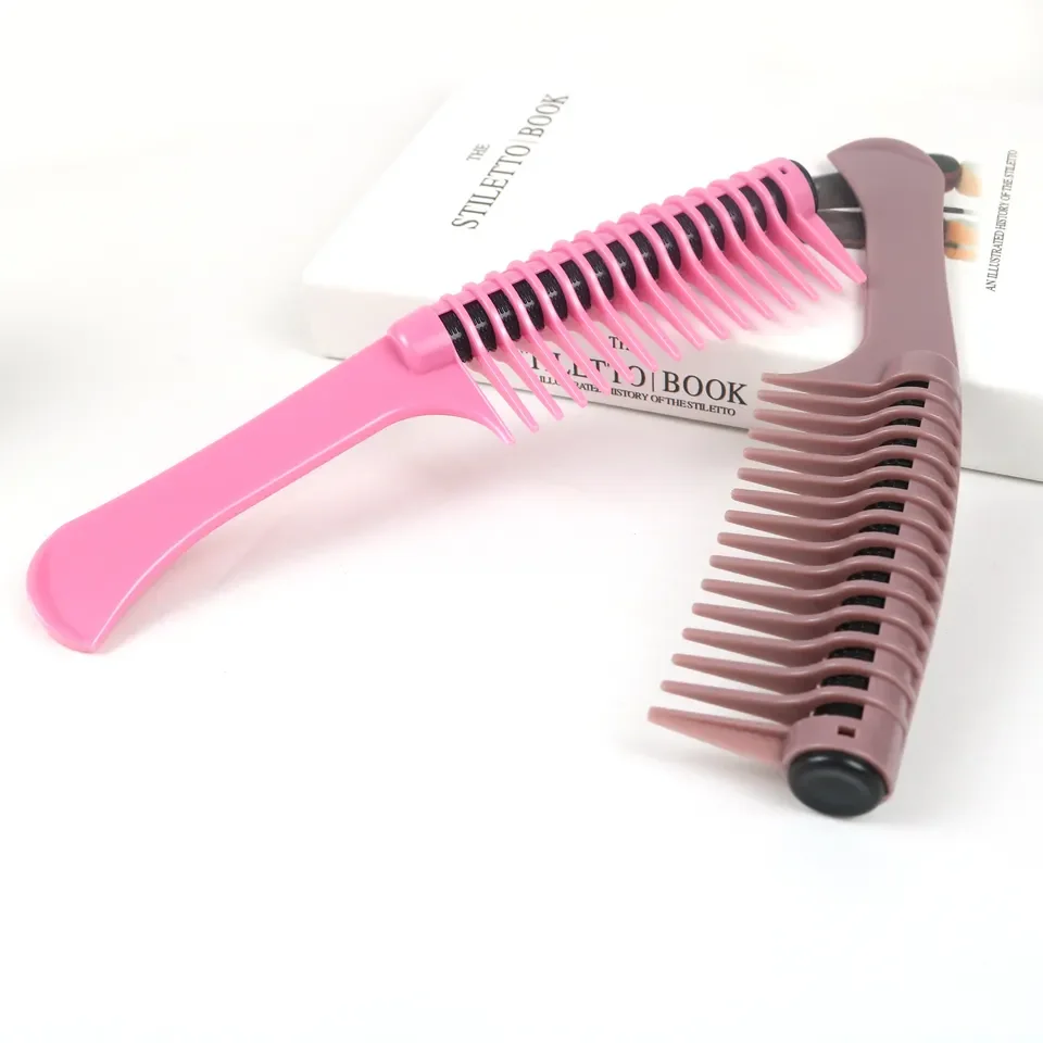 The New Hair Brush Tool Anti-hair Loss Roller Comb Hair Curling Brush Comb Hairbrush Hairdressing Comb Pro Salon Barber Styling 6