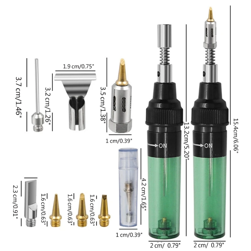 Reliable Gas Soldering Iron Kit Essential Tool for Home DIY, PC Repair Tools Refillable Gas Soldering Iron Repair Tools 6