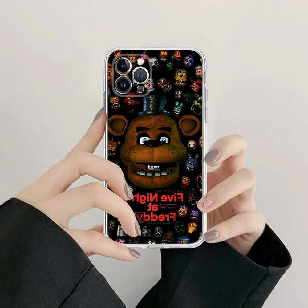 Чехол для телефона Fnaf Five-nights-At-Freddys с рисунком из аниме для iPhone XR X XS Max 14 13 Pro Max 11 12 Mini 6 7 8 plus SE 2020