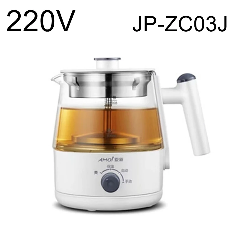 إبريق شاي زجاجي كهربائي ، تخمير شاي أسود ، بخار أو...