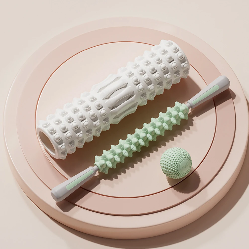 Fitness Body Beauty Massage Stick Muscles Massage Tool Rullo In Schiuma Per La Schiena Per Lo Stretching Esercizio Yoga Relax Training Fascia Ball