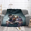Anuel AA Blanket Fleece Blankets and Bedspreads Plush Bedspread on the Bed Microfiber Bedding Furry Throw Knee Throws Sofa Plaid 1