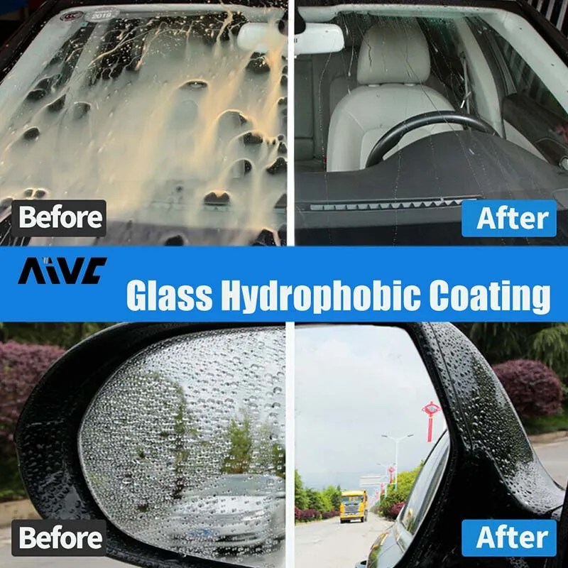 Car Glass Oil Film Cleaner Remover AIVC Shiny Car Stuff Windshield Coating  Agent Glass Polishing Water Stain Removal Anti-rain - AliExpress