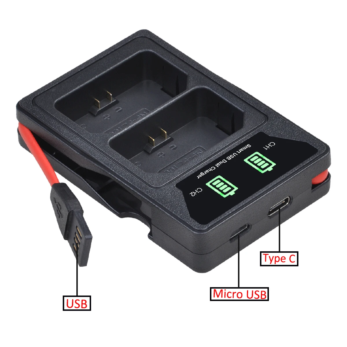 Batteria e caricabatterie NP-FZ100 per Sony Alpha 7S III, A7C, A7M3, A7RM3A, A7M4, A9M2, Alpha 9, A6600, ILME-FX3, ILCE-1/A1 73